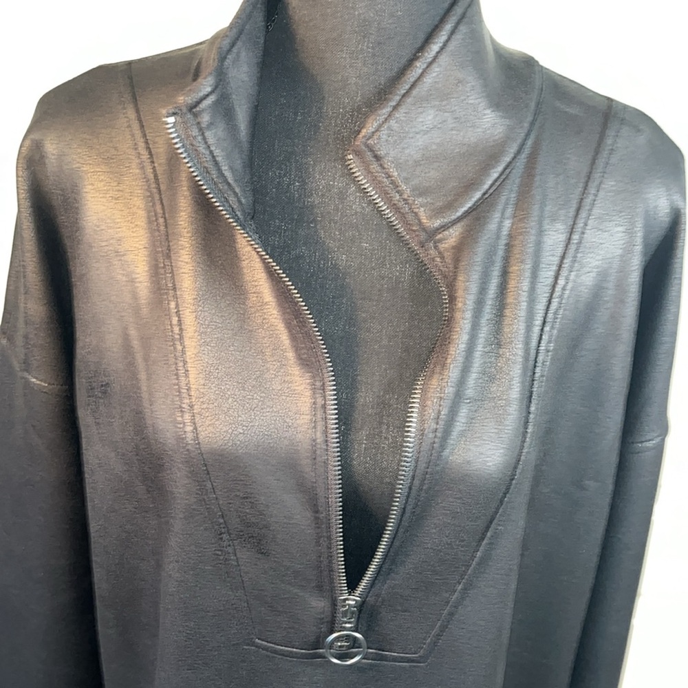 Cable & Gauge Sport Long line top/ dress. Yum.My soft, stretch fabric S. L. Blk.